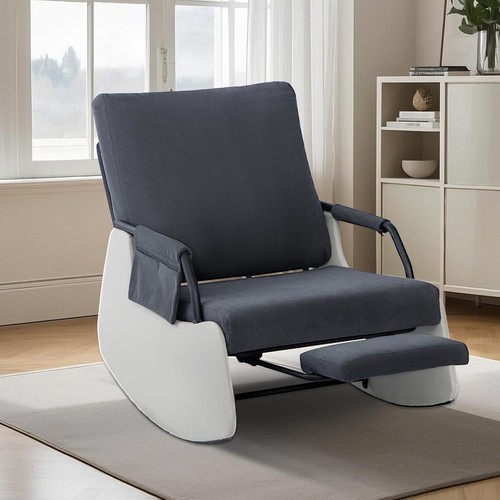 Upholstered nursery rocking - nursery,