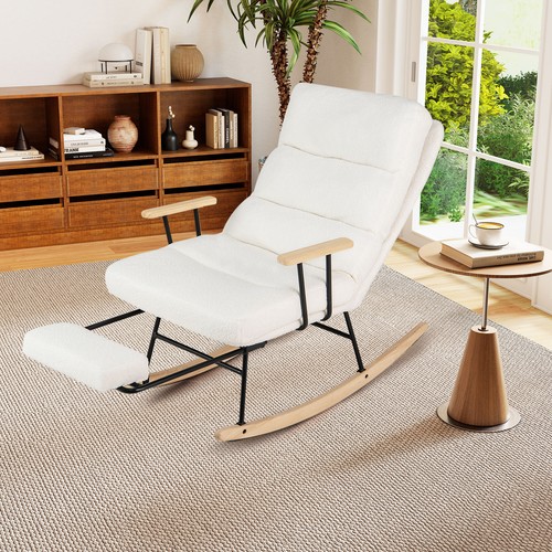 Teddy velvet rocking chair - rocking,